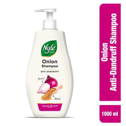 Anti Dandruff 2 In1 Shampoo With Active Conditioner, With Onion and Methi - 1L