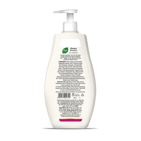 Anti Dandruff 2 In1 Shampoo With Active Conditioner, With Onion and Methi - 1L