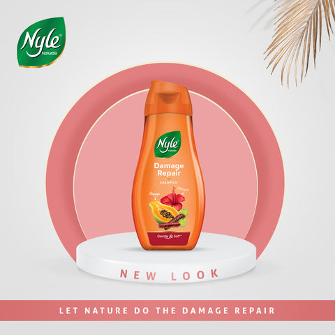 Damage Repair Anti Hairfall Shampoo, With Shikakai And Hibiscus, Gentle and soft shampoo -180ml