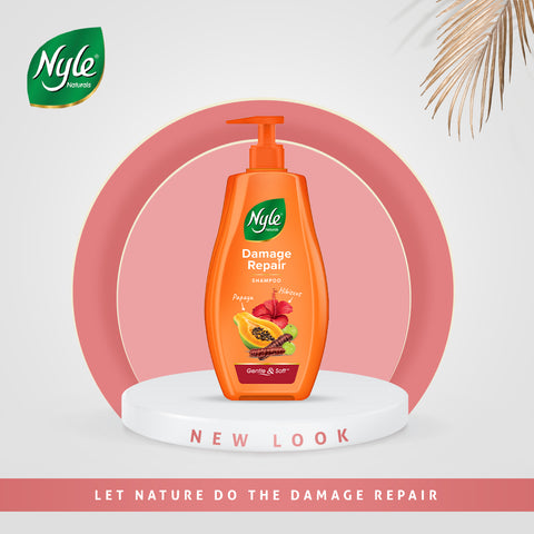 Damage Repair Anti Hairfall Shampoo, With Shikakai And Hibiscus, Gentle and soft shampoo - 400ml