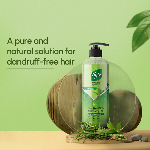 Anti Dandruff Shampoo, With Goodness Of Tea Tree Oil & Rosemary Oil - 475ml