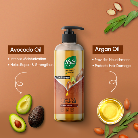 Conditioner For Frizz Free Hair, With Goodness Of Argan Oil & Avocado Oil - 250ml