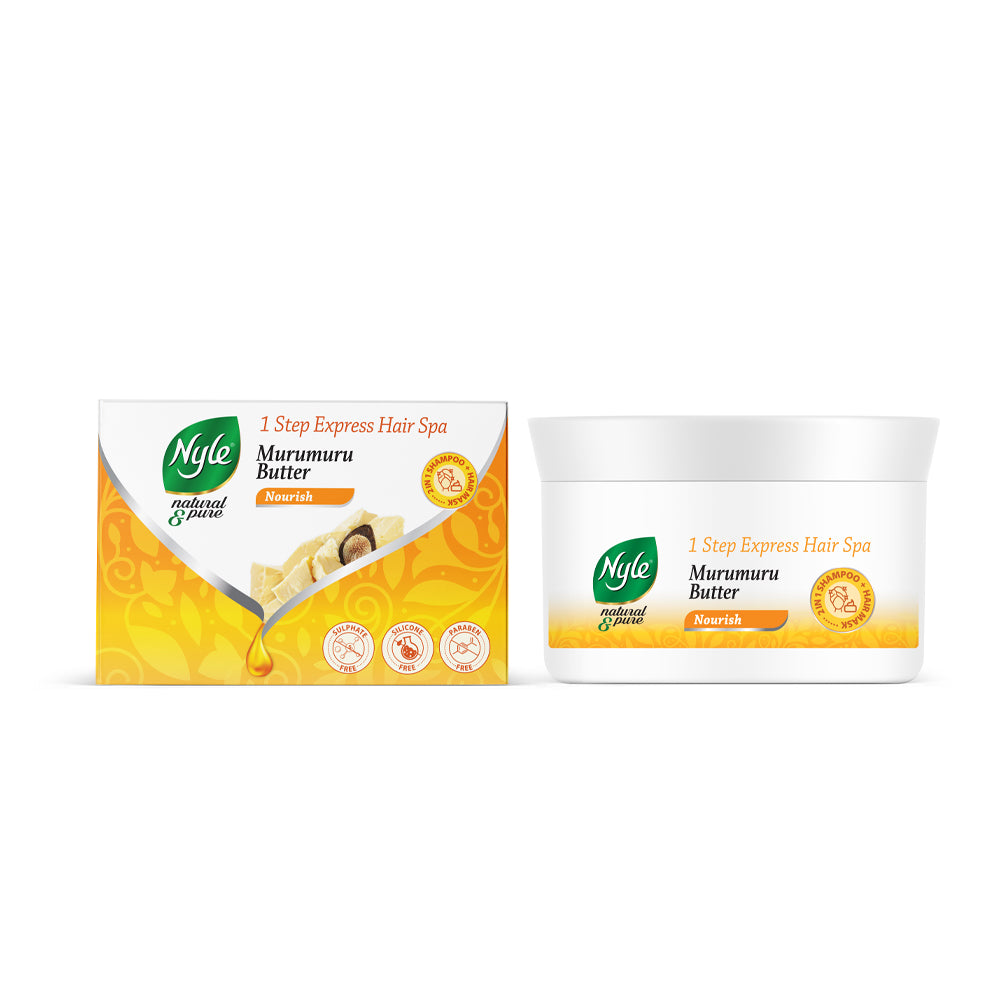 1 Step Express Hair Spa For Nourished Hair, 2 in 1 Shampoo & Mask, With Murumuru Butter