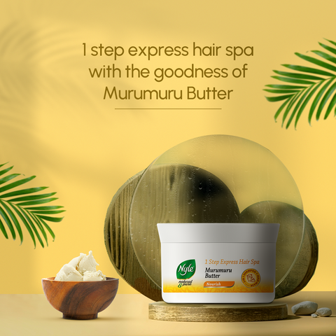 1 Step Express Hair Spa For Nourished Hair, 2 in 1 Shampoo & Mask, With Murumuru Butter